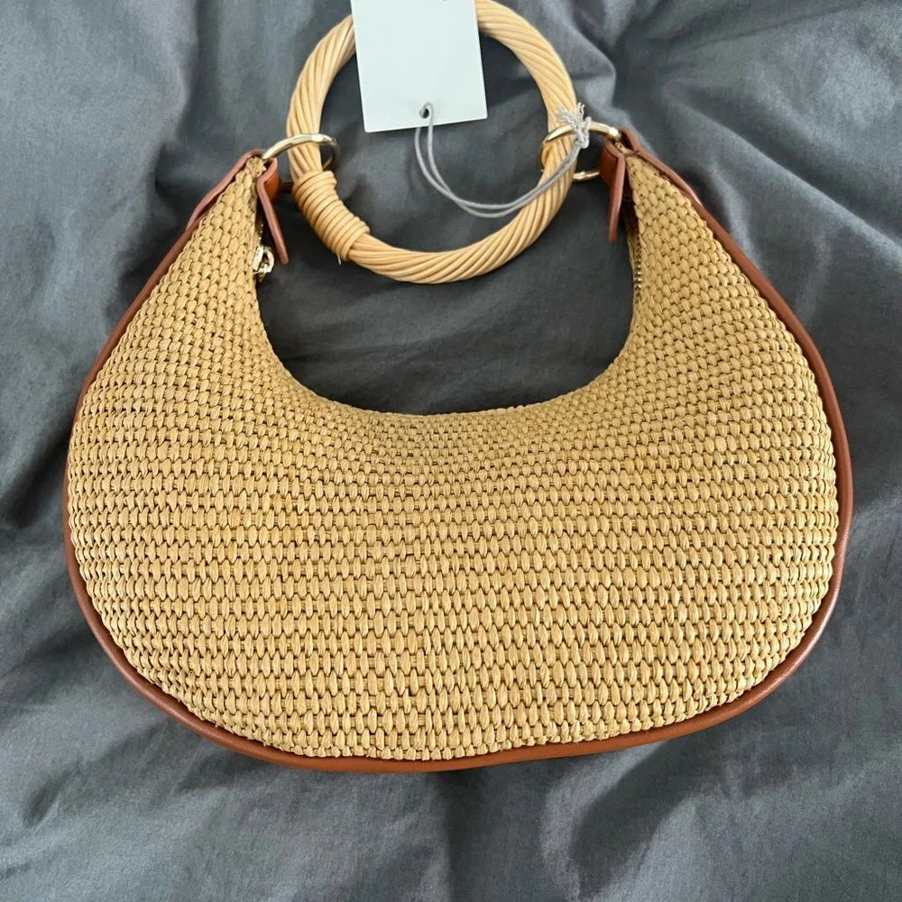 A New Day- Tan and Brown Hobo Bag (new with tags) - Picture 2 of 4